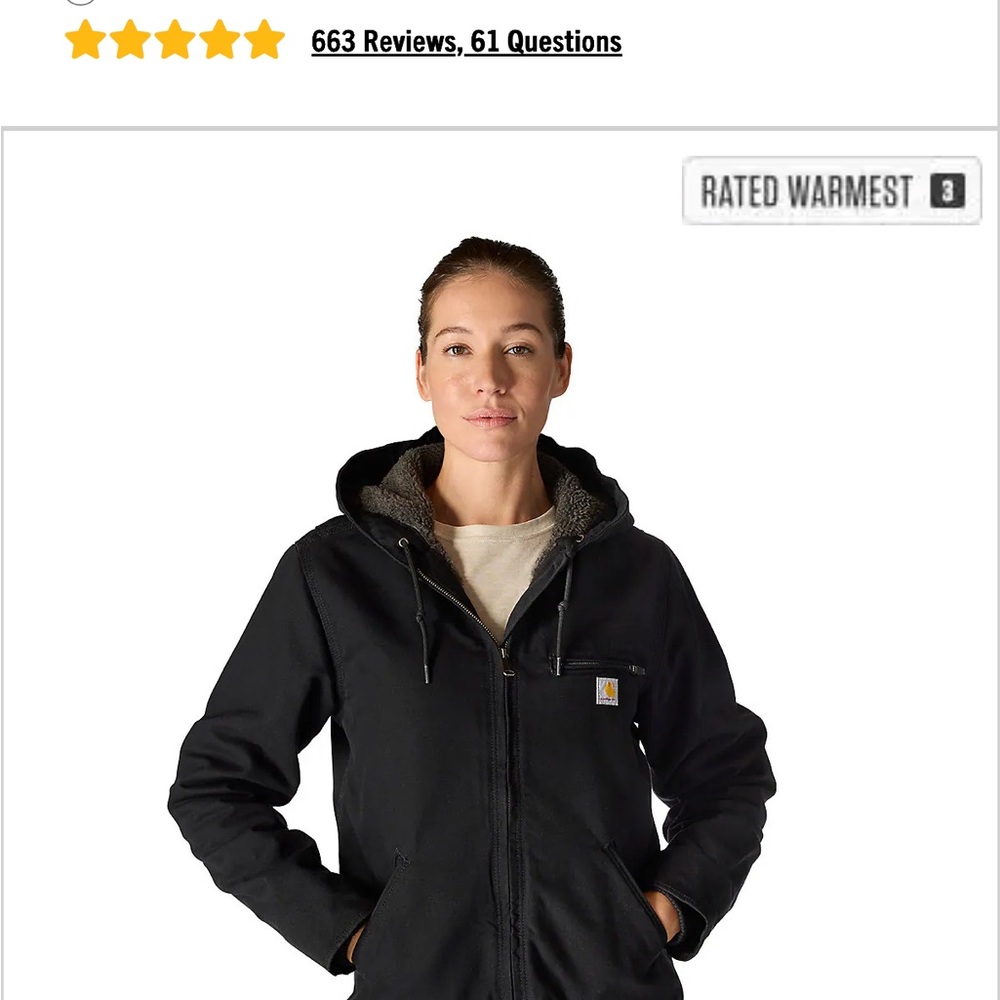 Carhartt Women's Black Utility Jacket